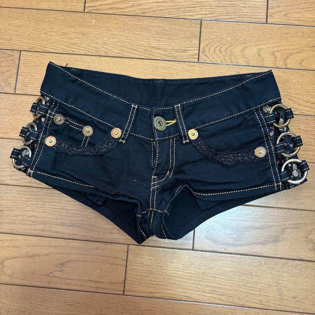 【激レア】　d.i.a. ショートパンツ　ブラック　レース　リング付き
