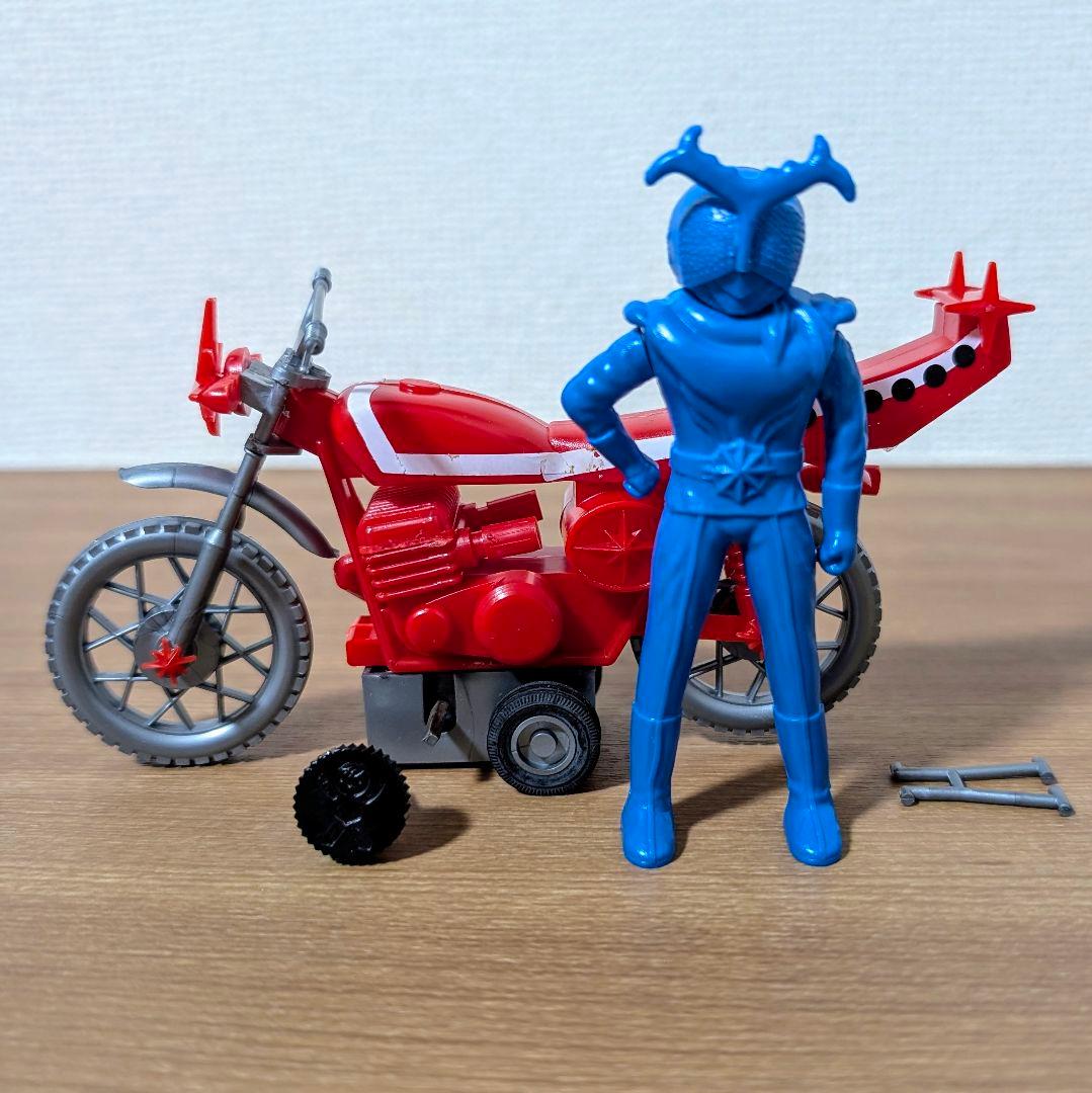 当時物 バンダイ マスコミシリーズ プラモデル 仮面ライダー 5体 組立済み