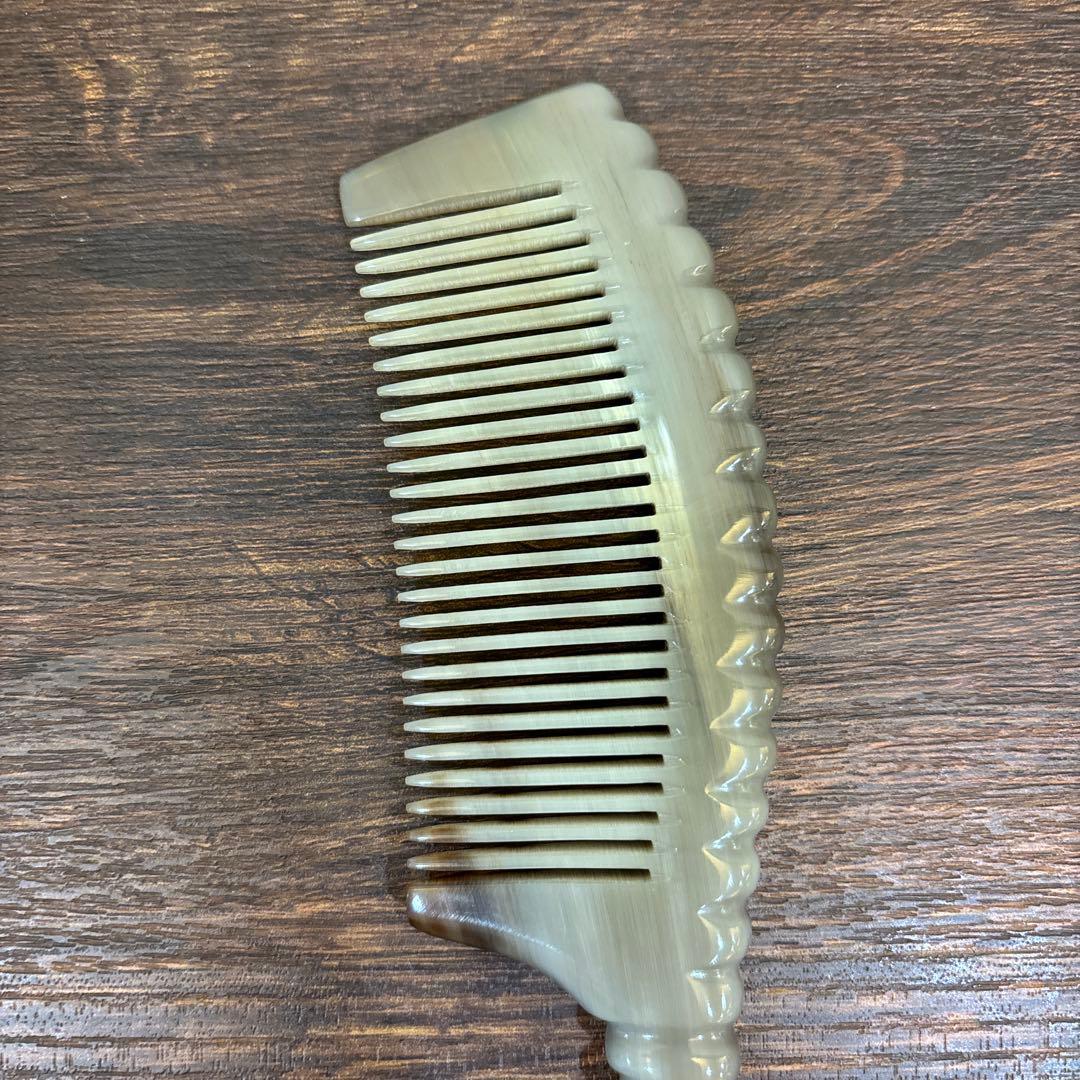 バッファローホーンコーム　牛角　天然角　ナチュラルホーンコーム