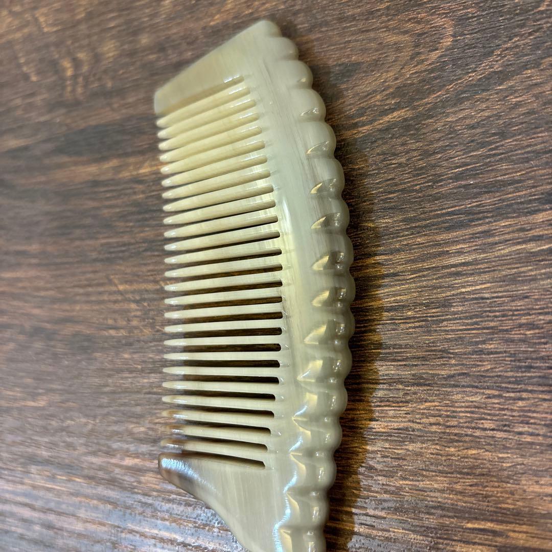バッファローホーンコーム　牛角　天然角　ナチュラルホーンコーム