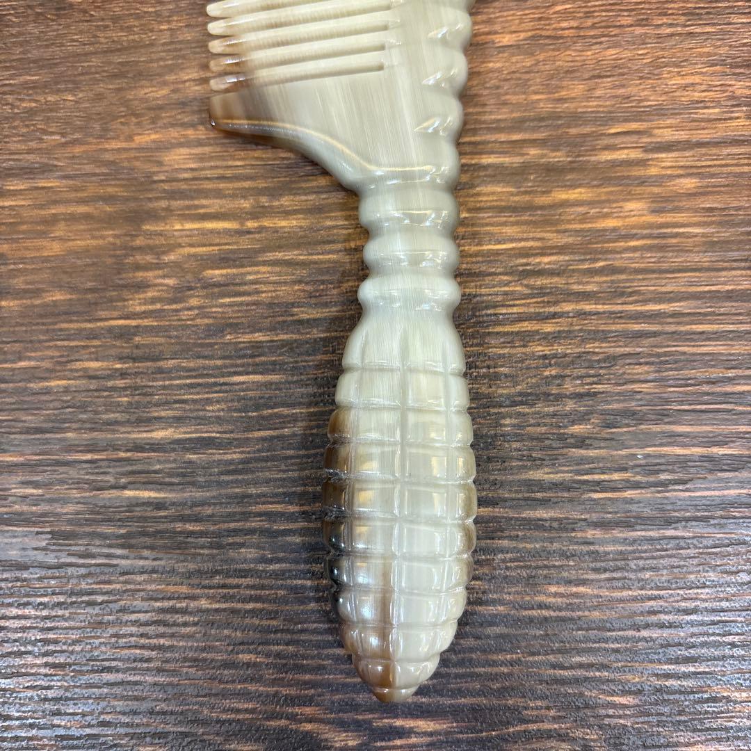 バッファローホーンコーム　牛角　天然角　ナチュラルホーンコーム