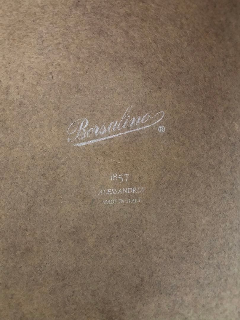 【新品】Barsalino ボルサリーノ レオパード柄 フェルトキャップ 豹柄