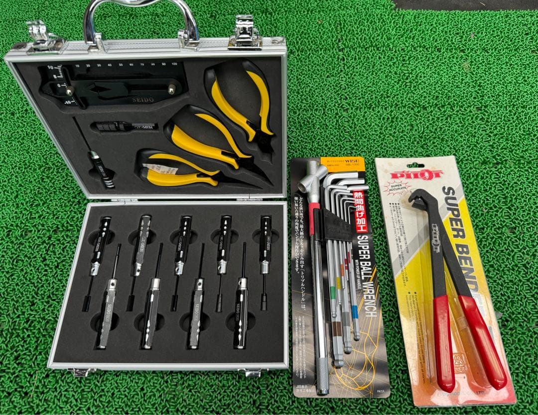 美品高品質 RC工具セット￼￼ SEIDOツールキット+六角レンチ+ Zベンダー