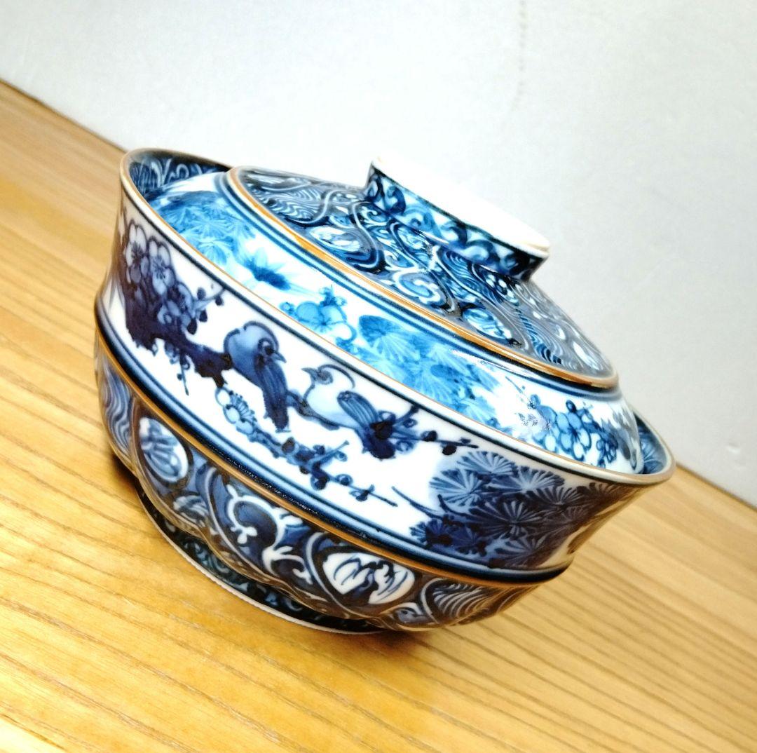 ☆ 加藤 利昌 清水焼 染付茶碗