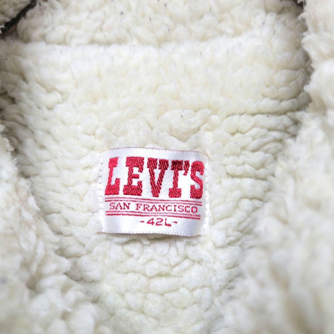 希少 80's 42L USA製 vintage Levi's ボアジャケット