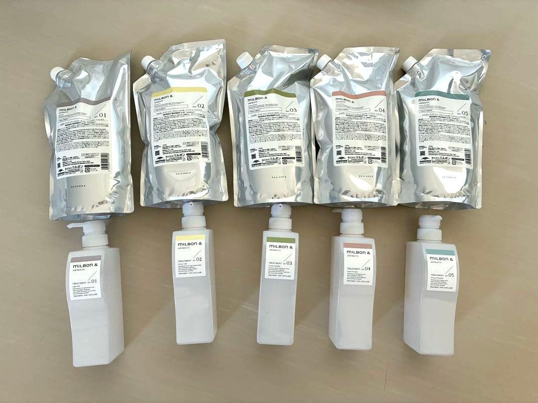 MILBON アロマティック シャンプー トリートメント【1 L 】6種セット