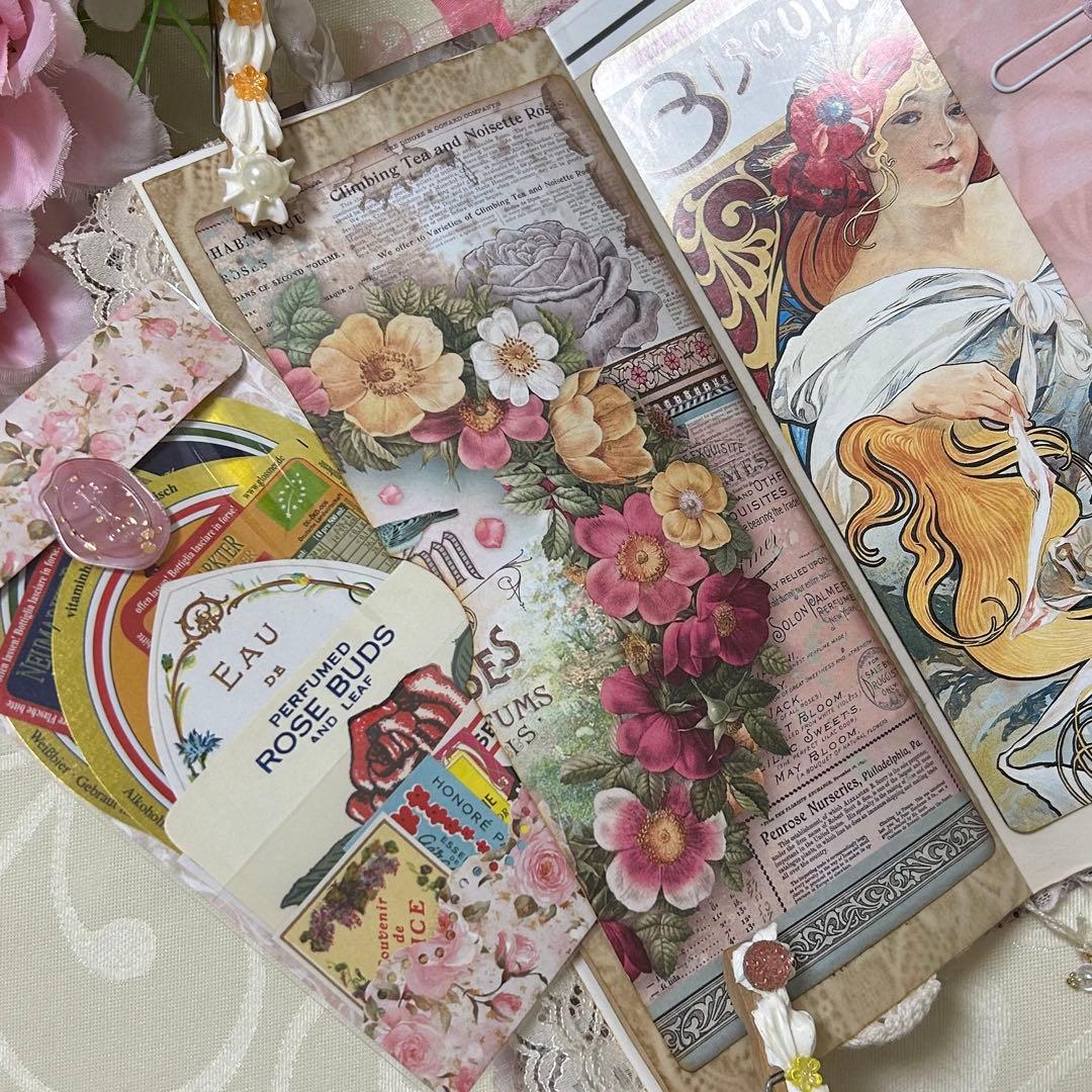 薔薇とレースのジャンクジャーナル・雑記帳　ミュシャに魅せられて…