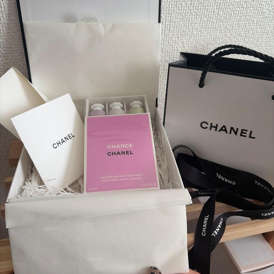 新品☆未開封☆CHANEL CHANCE ハンドクリーム 3本セット 限定♡
