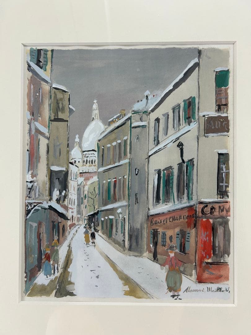 モーリス ユトリロ　サン・リュスティック通り 霊感の村　ポショワール