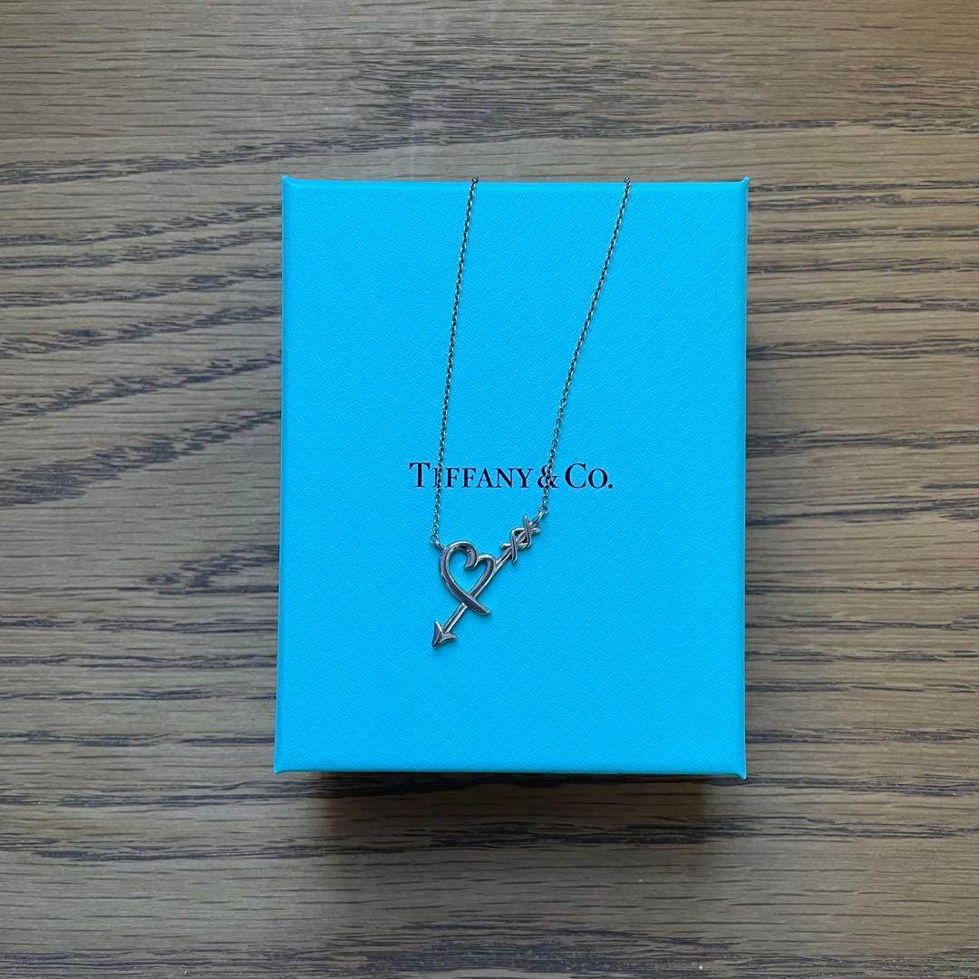 Tiffany パロマピカソ　ハート&アローペンダント