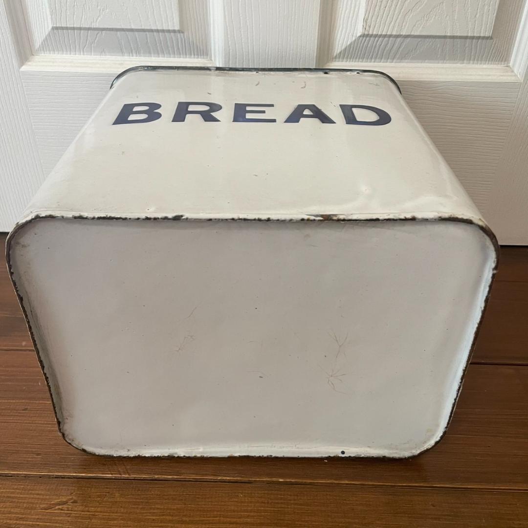 イギリスアンティーク ホーロー ブレッド缶 ブロカント 蚤の市 ヴィンテージ