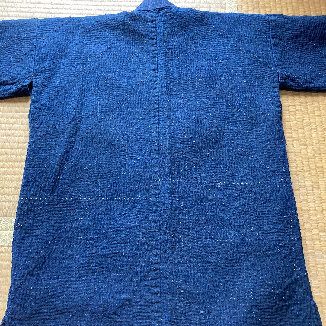 庄内刺し子 半纏野良着 藍染