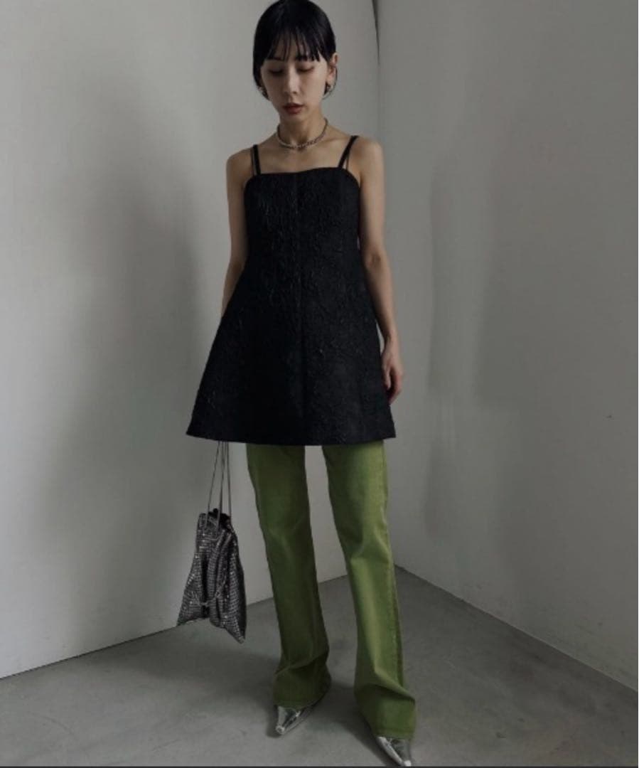 トップス MEDI 2WAY JACQUARD BARE TOP