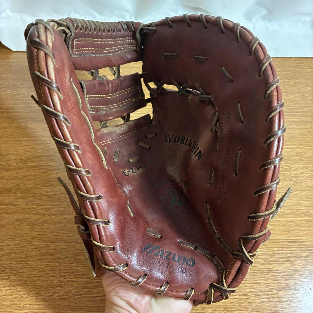 ミズノ ワールドウィン 一般軟式 ファーストミット 日本製 美品