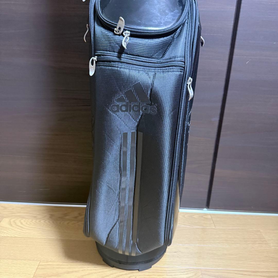 adidas キャディバッグ ゴルフバッグ ブラック