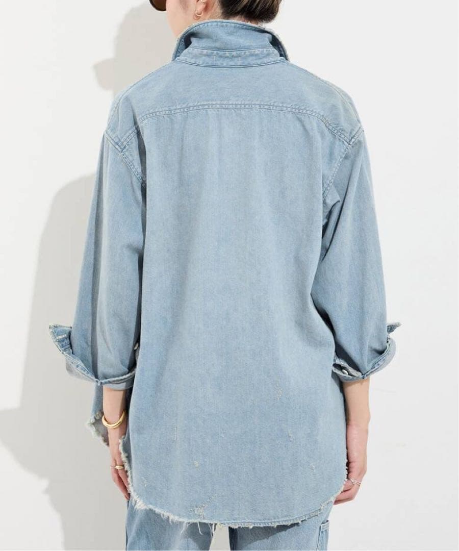 新品ATTICK BY JOHNBULL USED DENIM SHIRTS