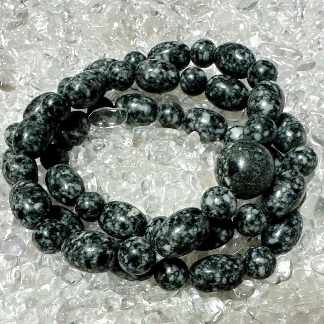 【メルさま専用ページです】一点もの|遠野石×黒遠野 陰陽統合 14mm希少親玉