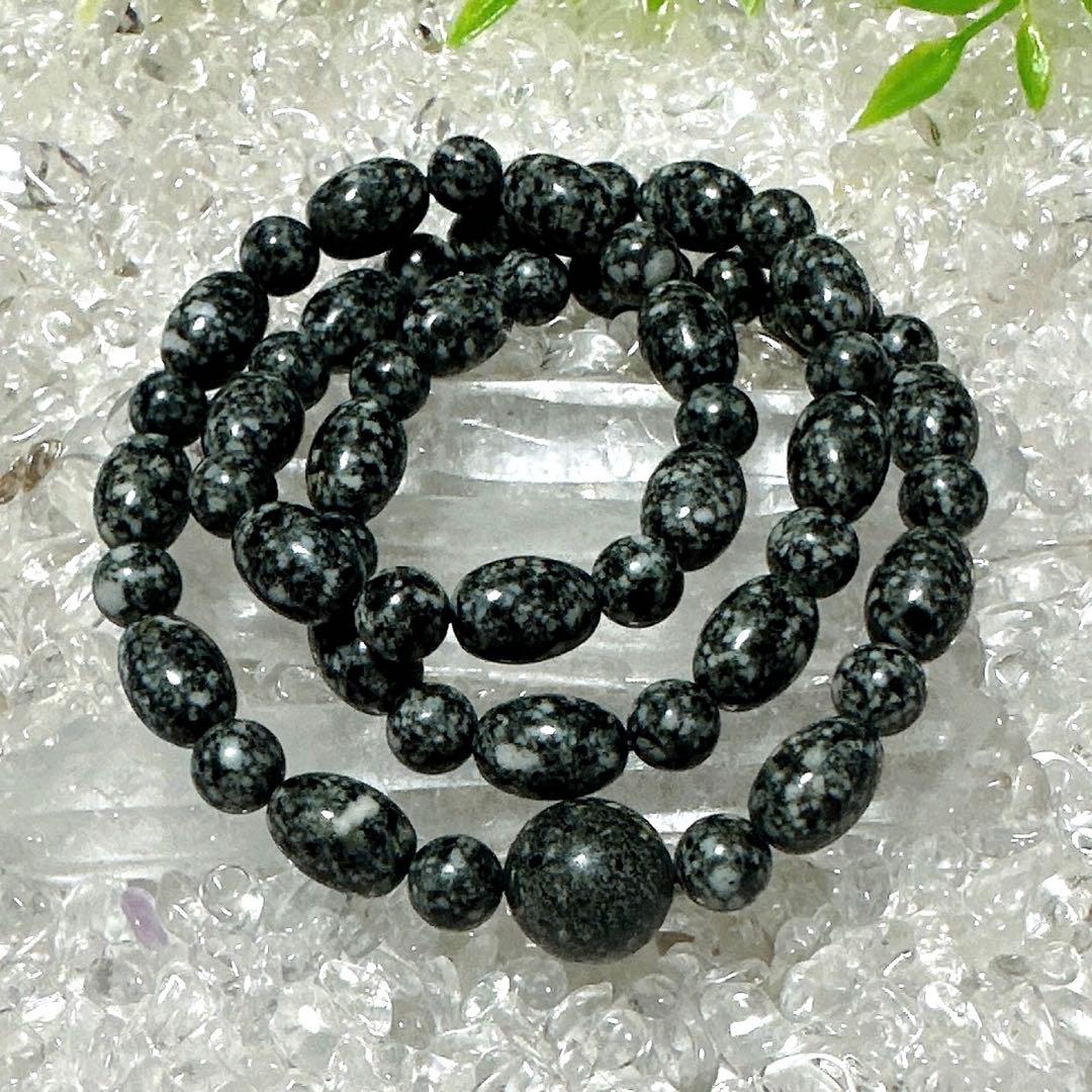 【メルさま専用ページです】一点もの|遠野石×黒遠野 陰陽統合 14mm希少親玉