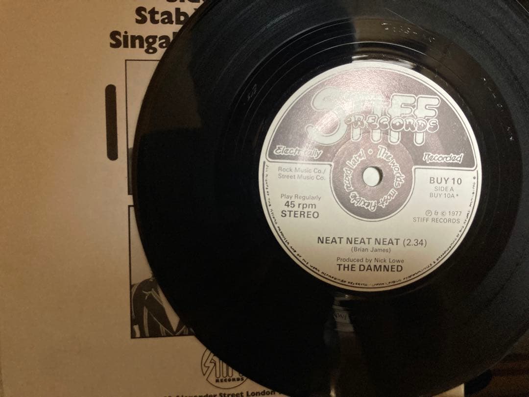 輸入盤7インチ　ダムド　The Damned Neat Neat Neat