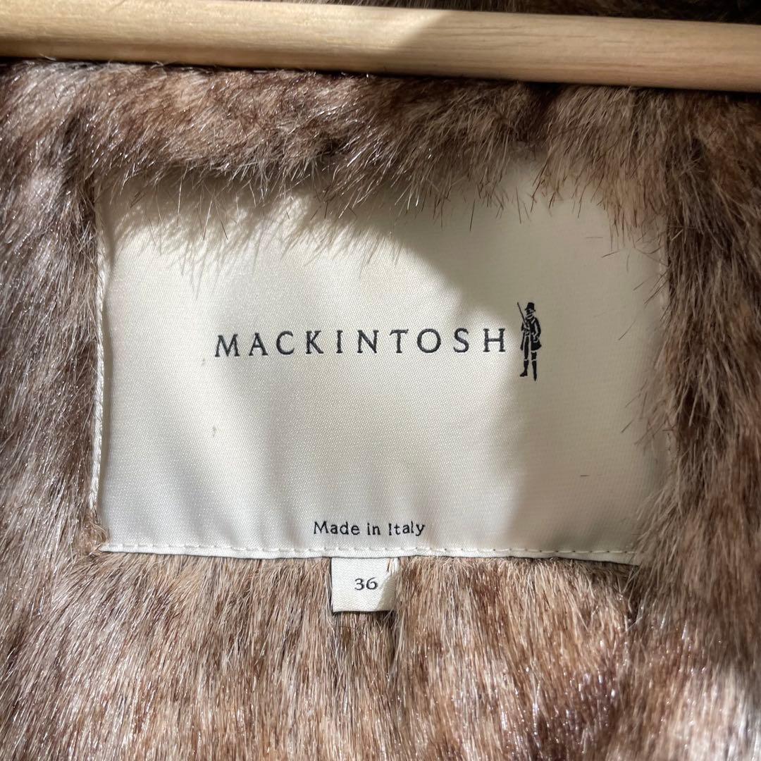 入手困難✨ マッキントッシュ モッズコート ファー付き レディース オリーブ