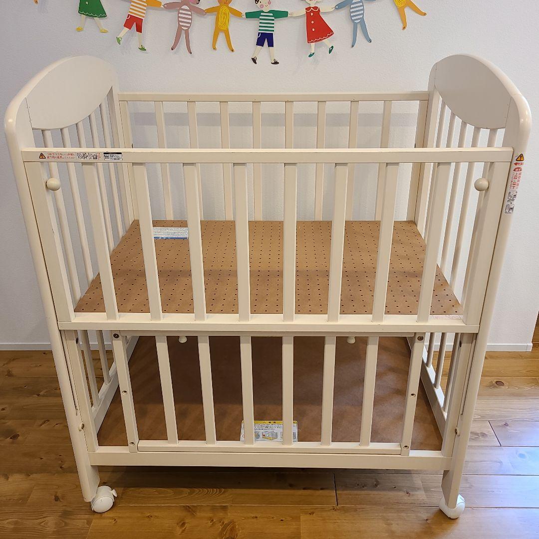 カトージ　ミニ　ベビーベッド　プチバニラ