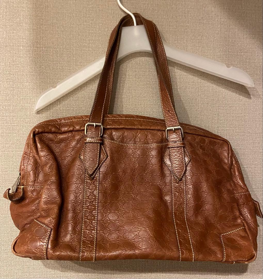 Vivienne Westwood ブラウンレザー バッグ