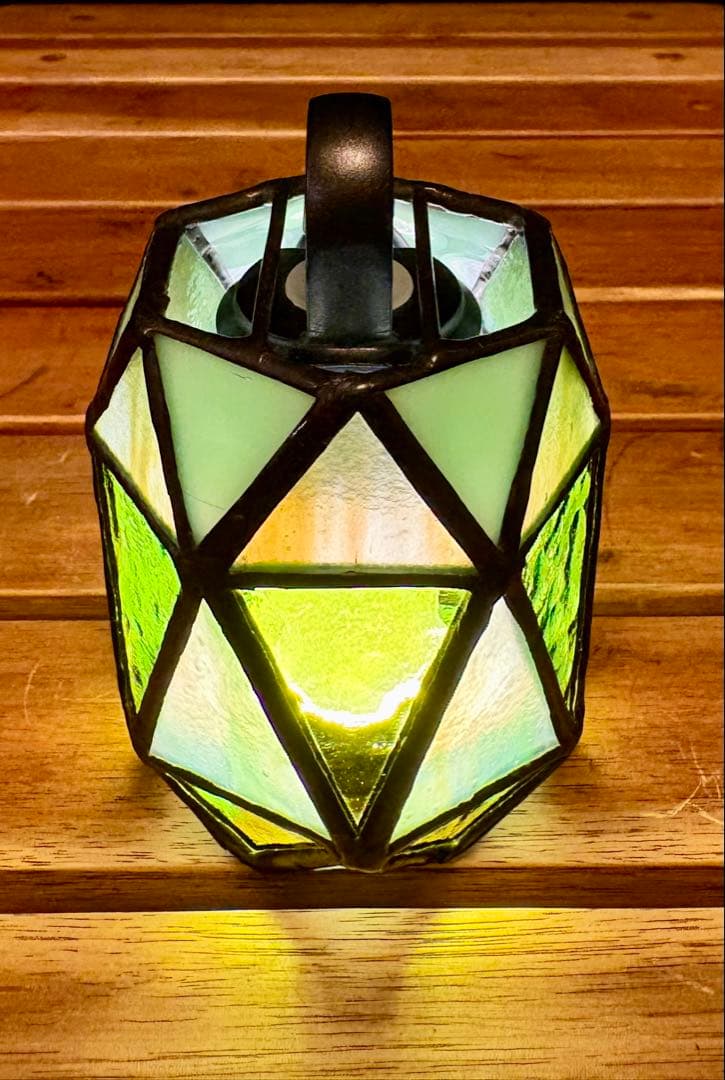 LM4サイズ　ランプシェード　ステンドグラス　〜tubomi〜