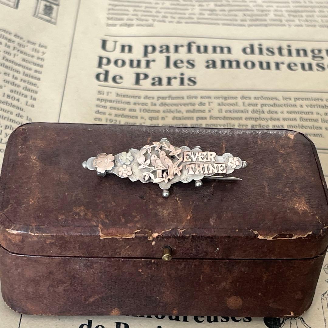 ★早い者勝ち★英国 ヴィクトリアン シルバーブローチ 銀