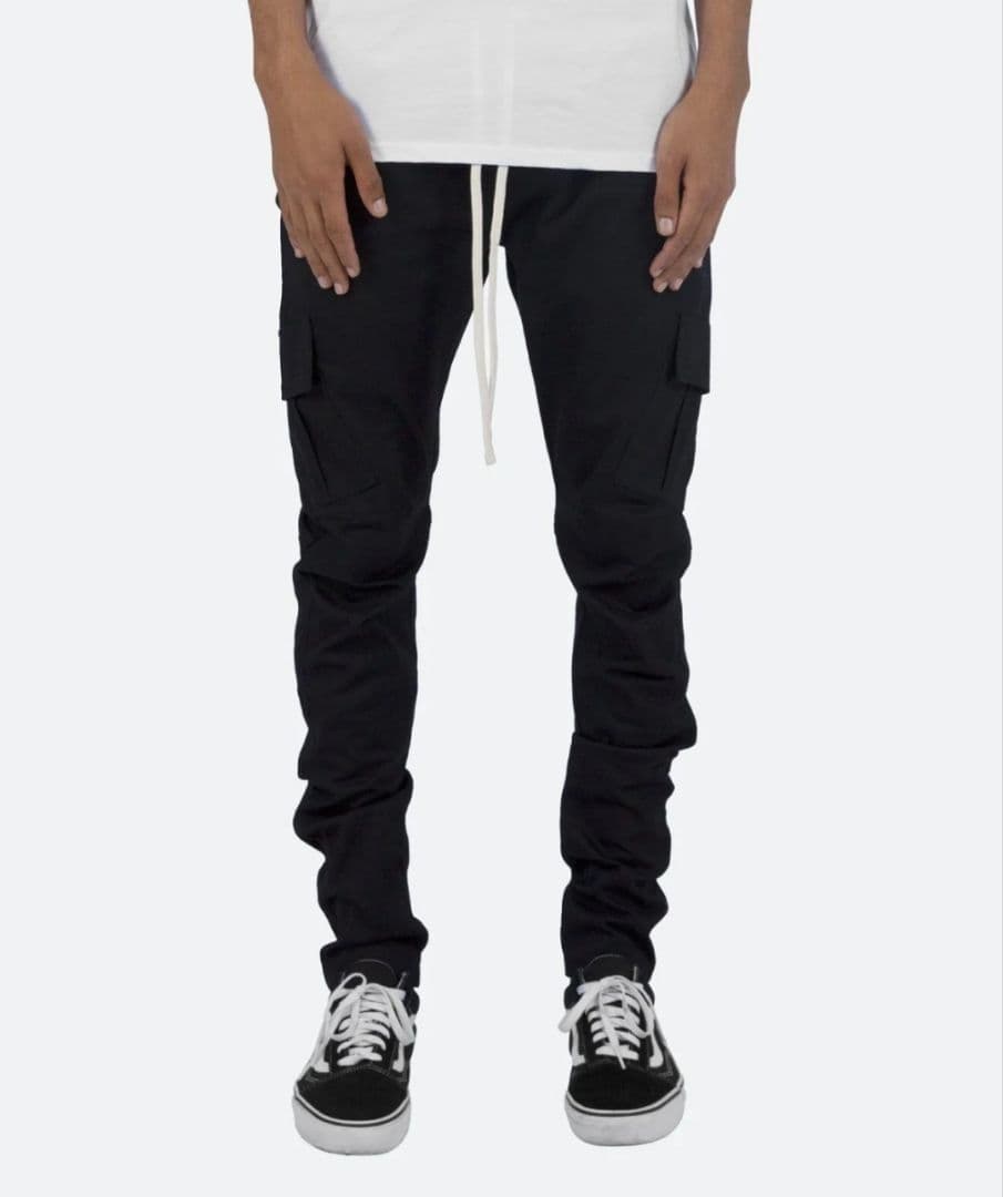 パンツ mnml ZIP CARGO DRAWCORD PANTS / BLACK9