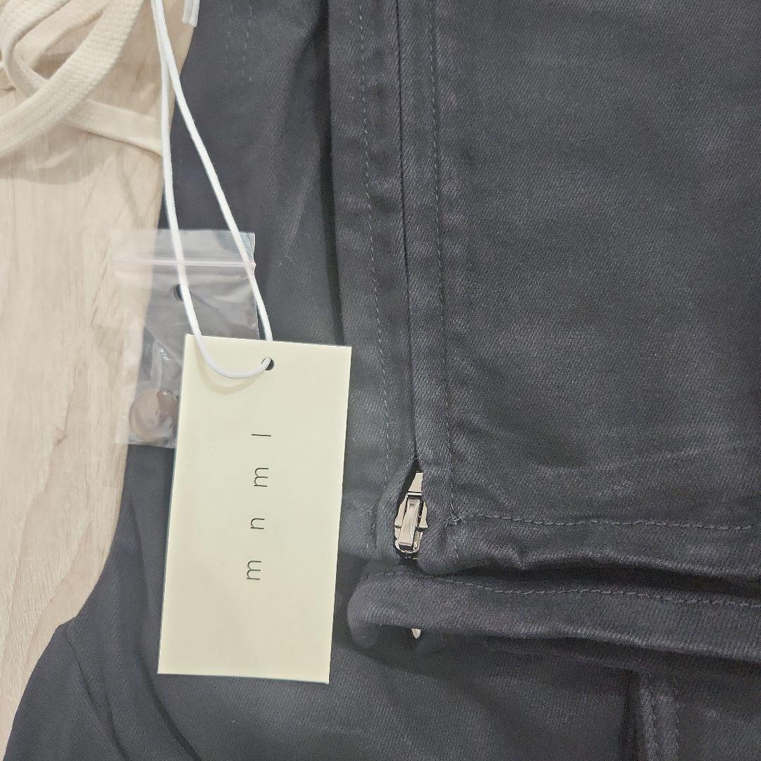 パンツ mnml ZIP CARGO DRAWCORD PANTS / BLACK9