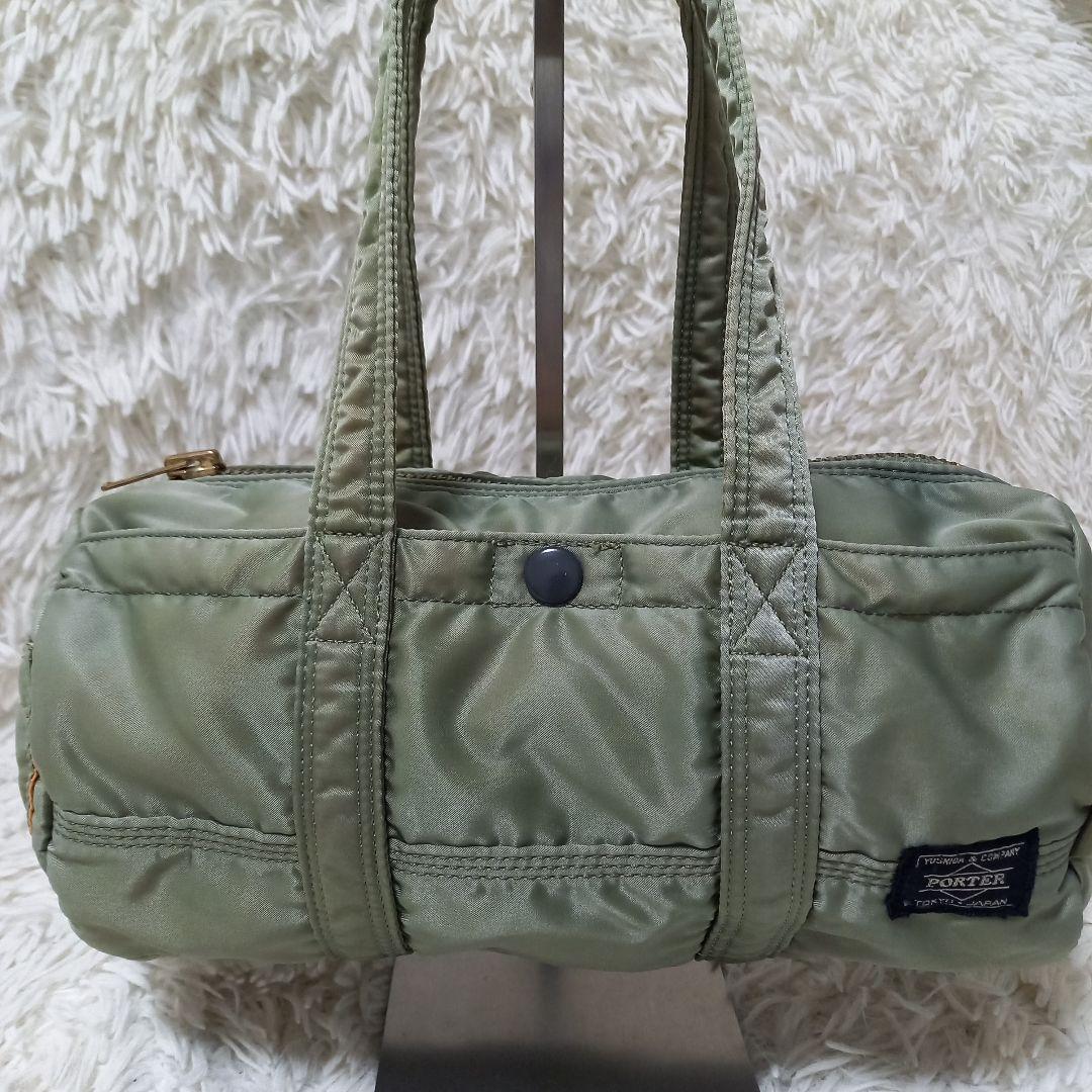 ●希少●　ポーター　タンカー　ドラムバッグ　ダッフル　ミニボストン　グリーン