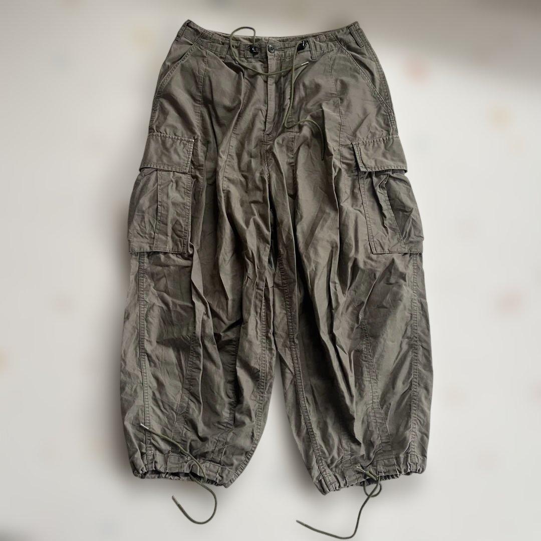 Needles カーゴパンツ オリーブグリーン
