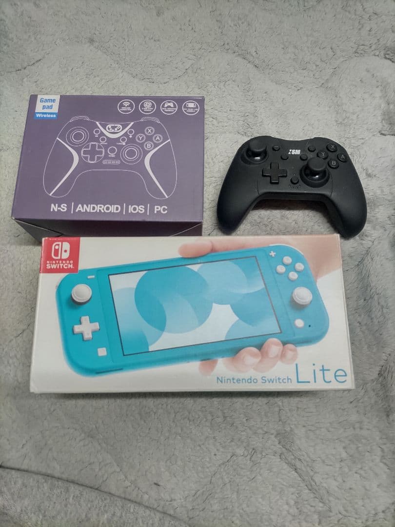 NintendoSwitch Liteターコイズ本体+Switchコントローラー