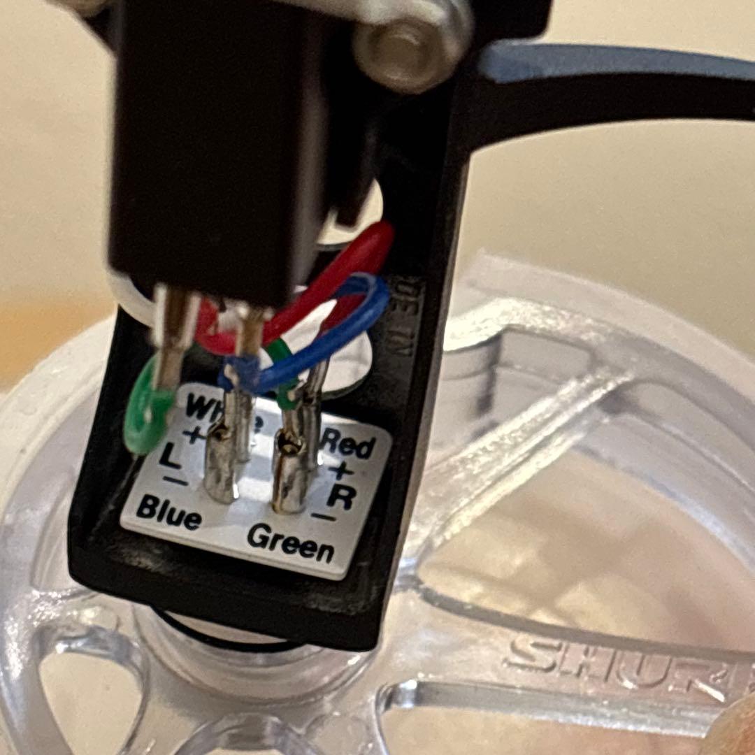 SHURE M44Gレコードカートリッジ　純正針、テクニクスシェル付き