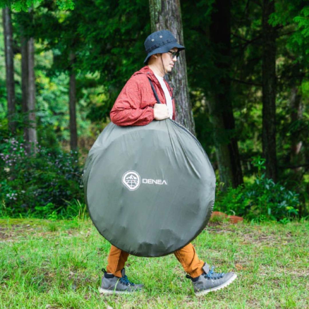 DENEAキャンプテント カーサイド　オリーブグリーン