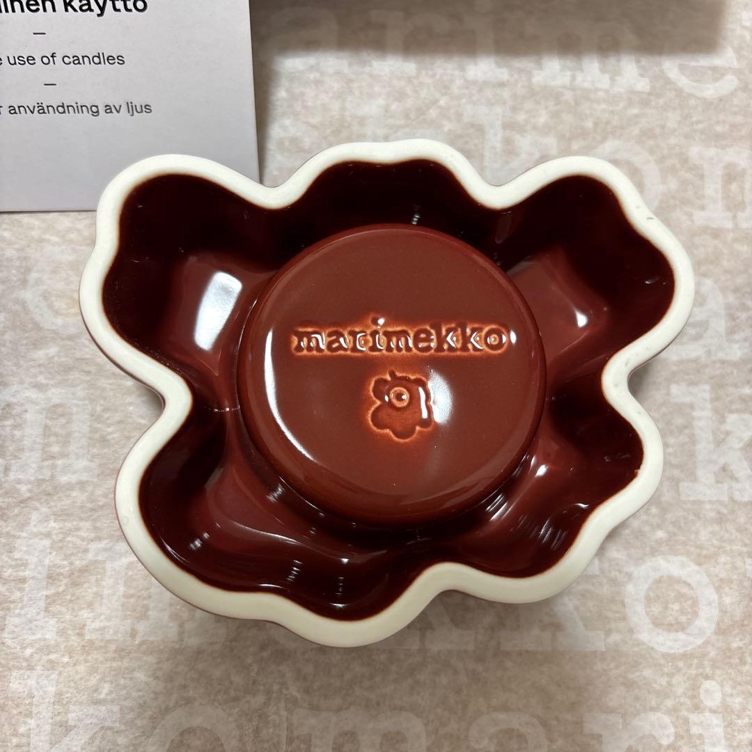 新品　マリメッコ　ウニッコ　ティーライトホルダー