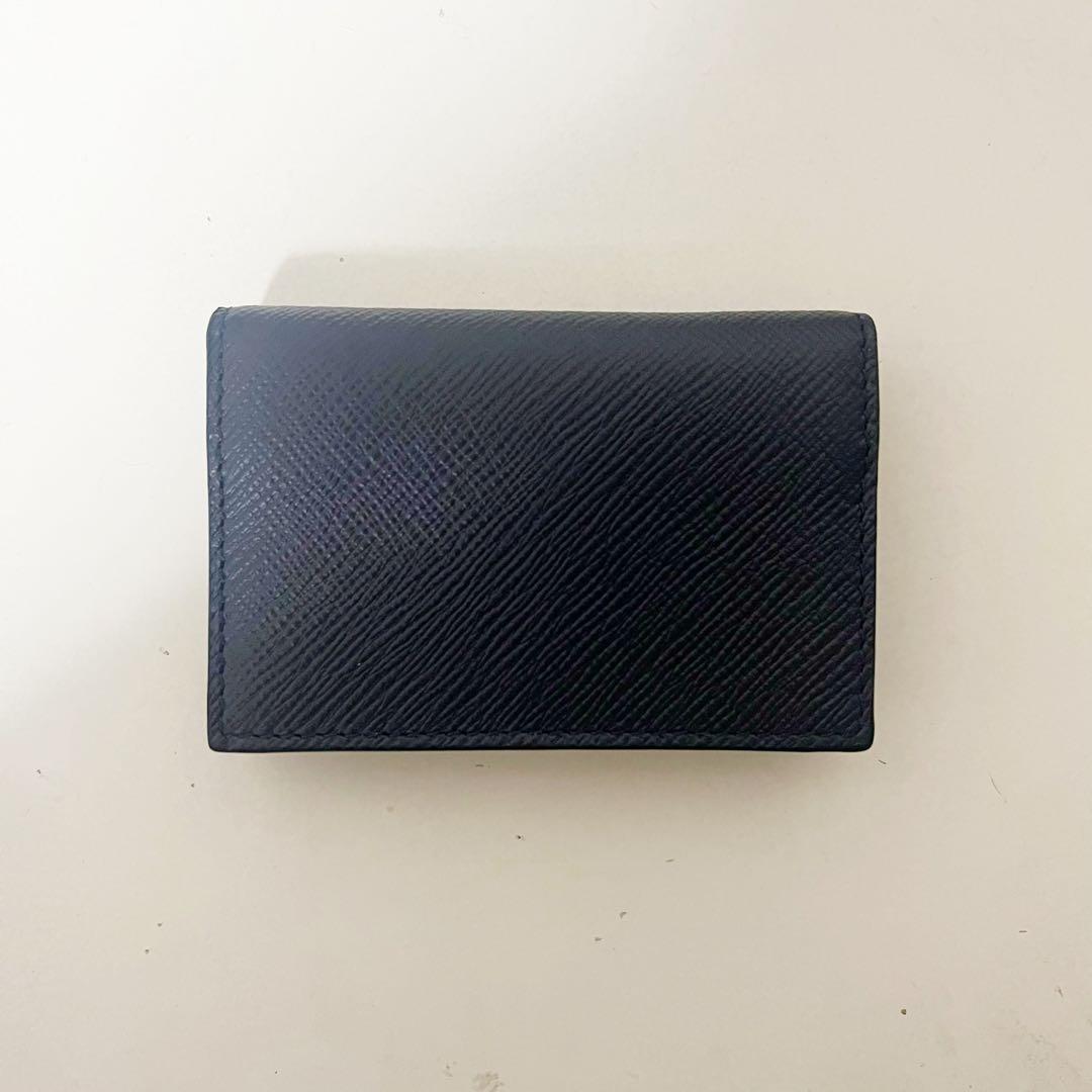 新品未使用 SMYTHSON スマイソン 名刺入れ ネイビー