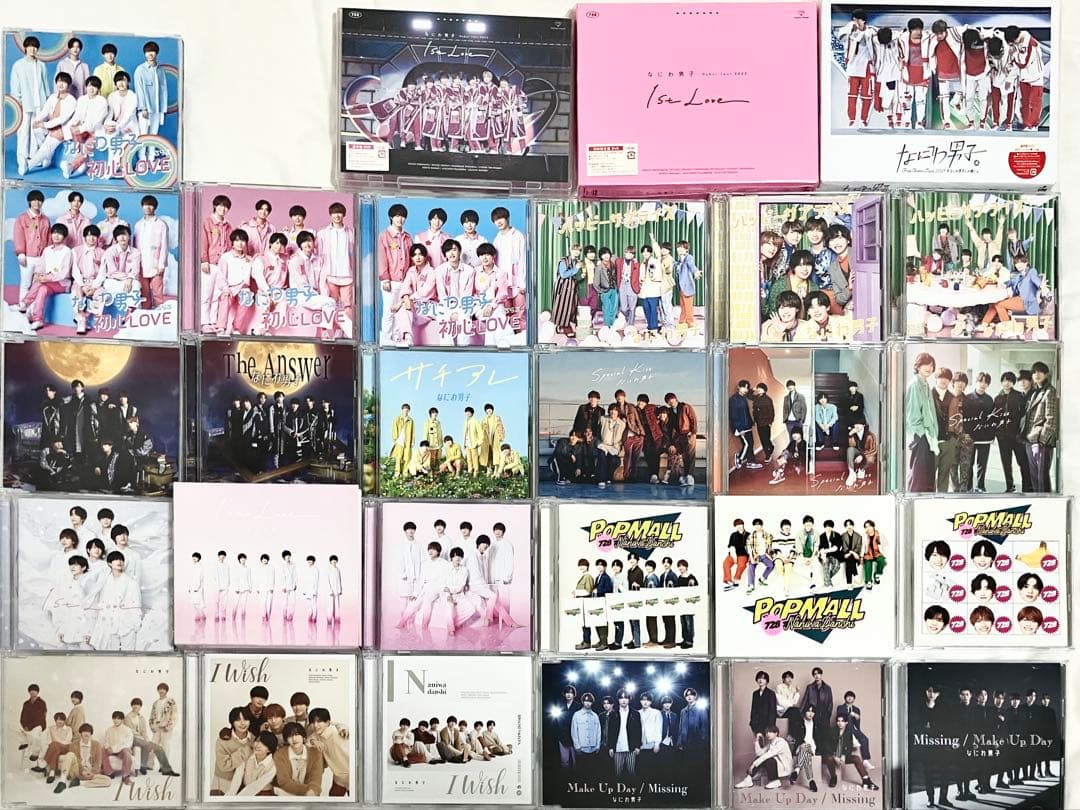 【特典付き】なにわ男子 CD DVD 3形態 クリアソロカード まとめ売りセット