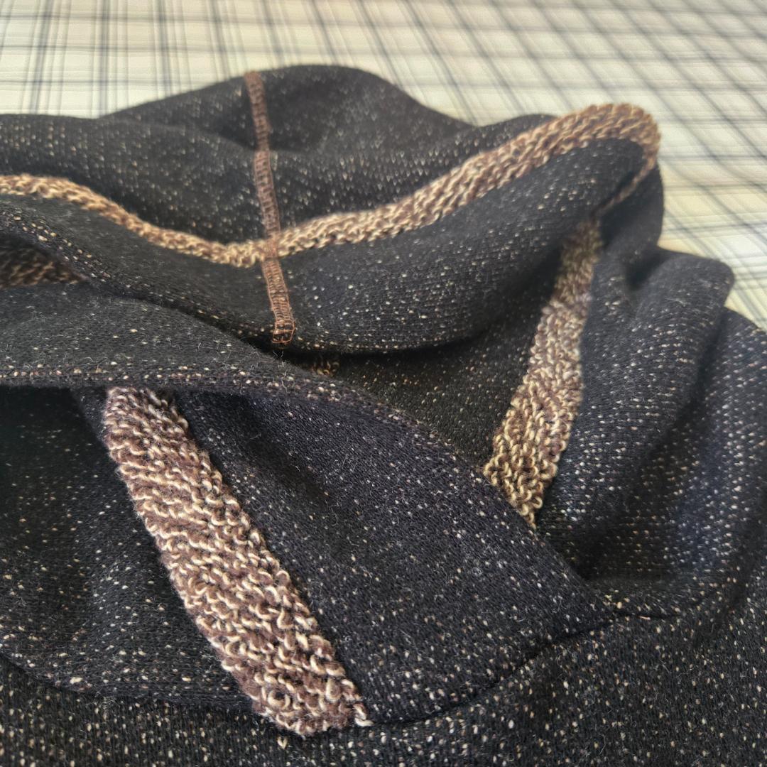 PRIDE 異素材　ニット　パーカー　サイズ４０