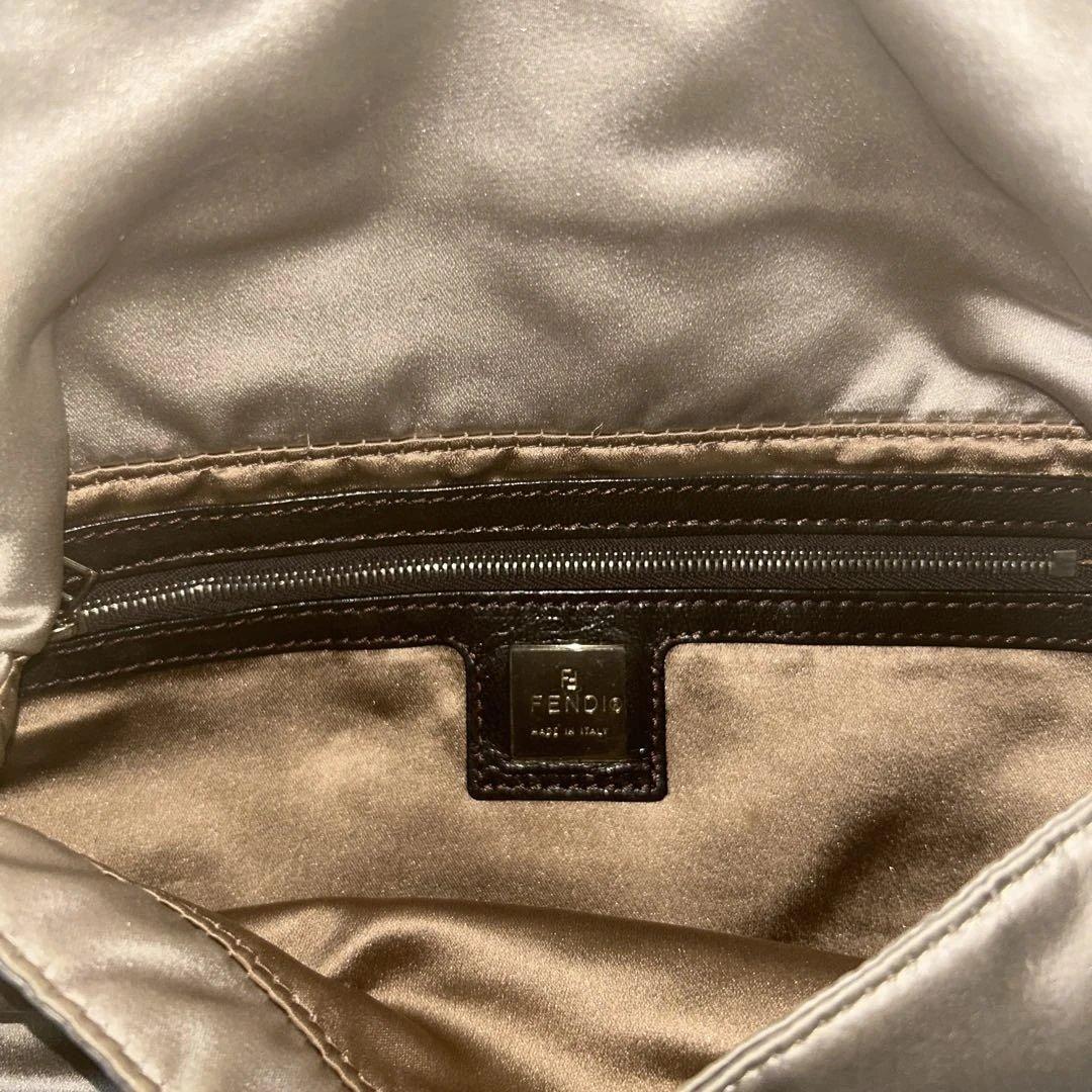 FENDI マンマバケット シルクサテン　ラインストーン