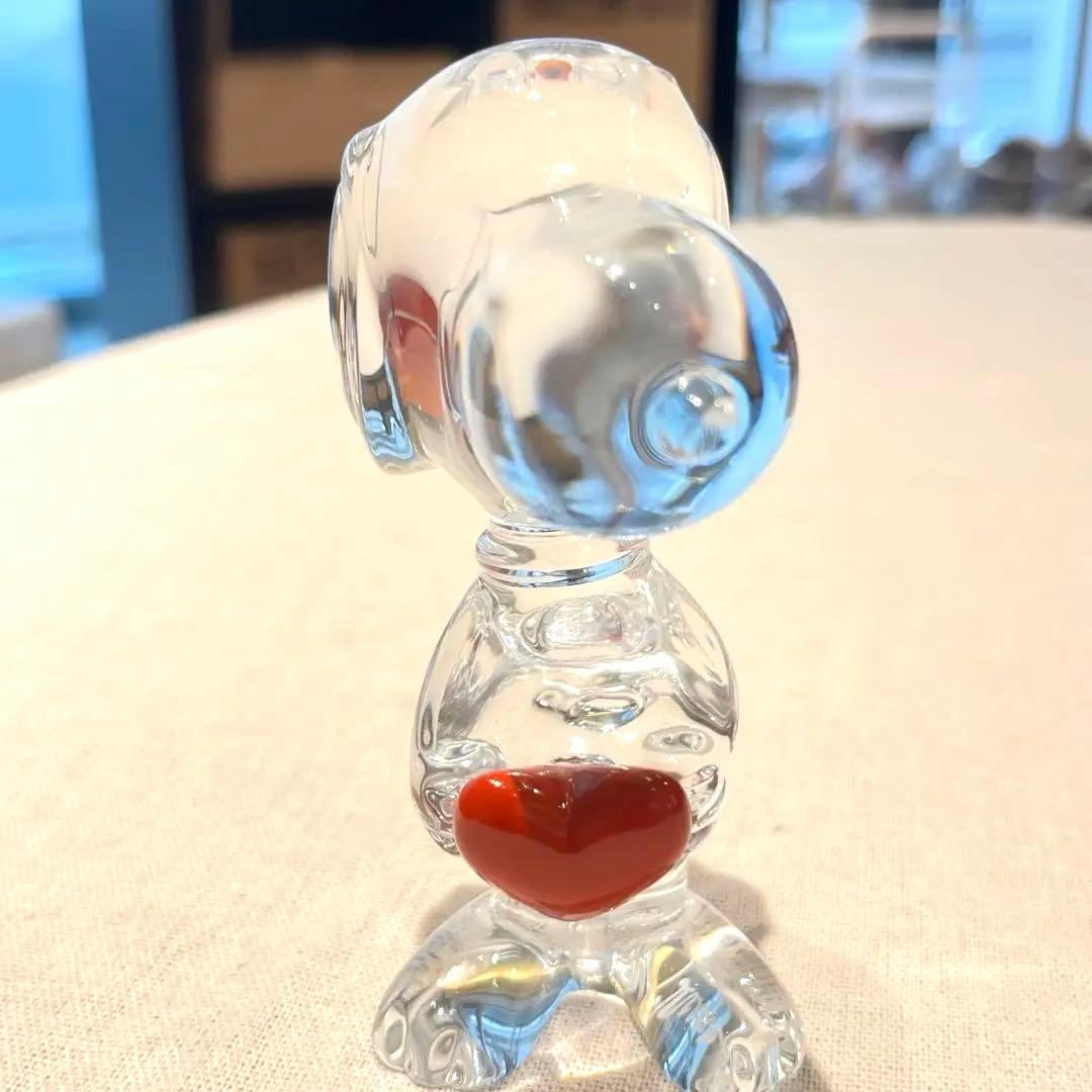 【美品】Baccarat スヌーピー ハート
