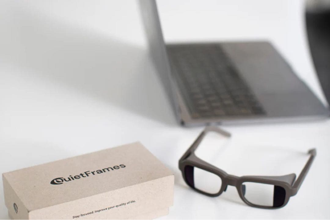 メガネ・老眼鏡 QuietFrames Silent Black