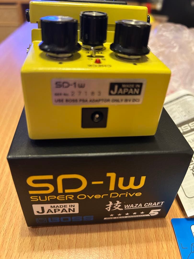 BOSS SD-1w SUPER OverDrive ほぼ未使用です