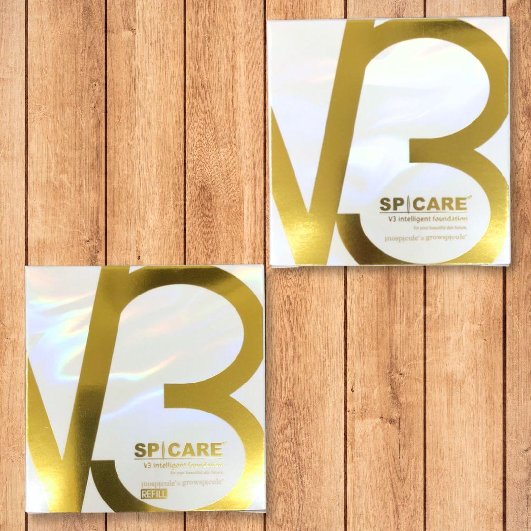 スピケア V3 インテリジェントファンデーション 本体・レフィル パフ付