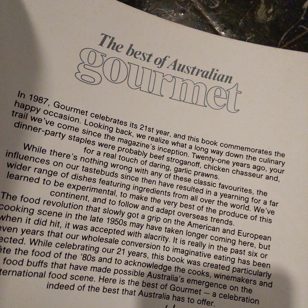 Australian gourmet オーストラリアの料理本 レシピ 洋書 英語