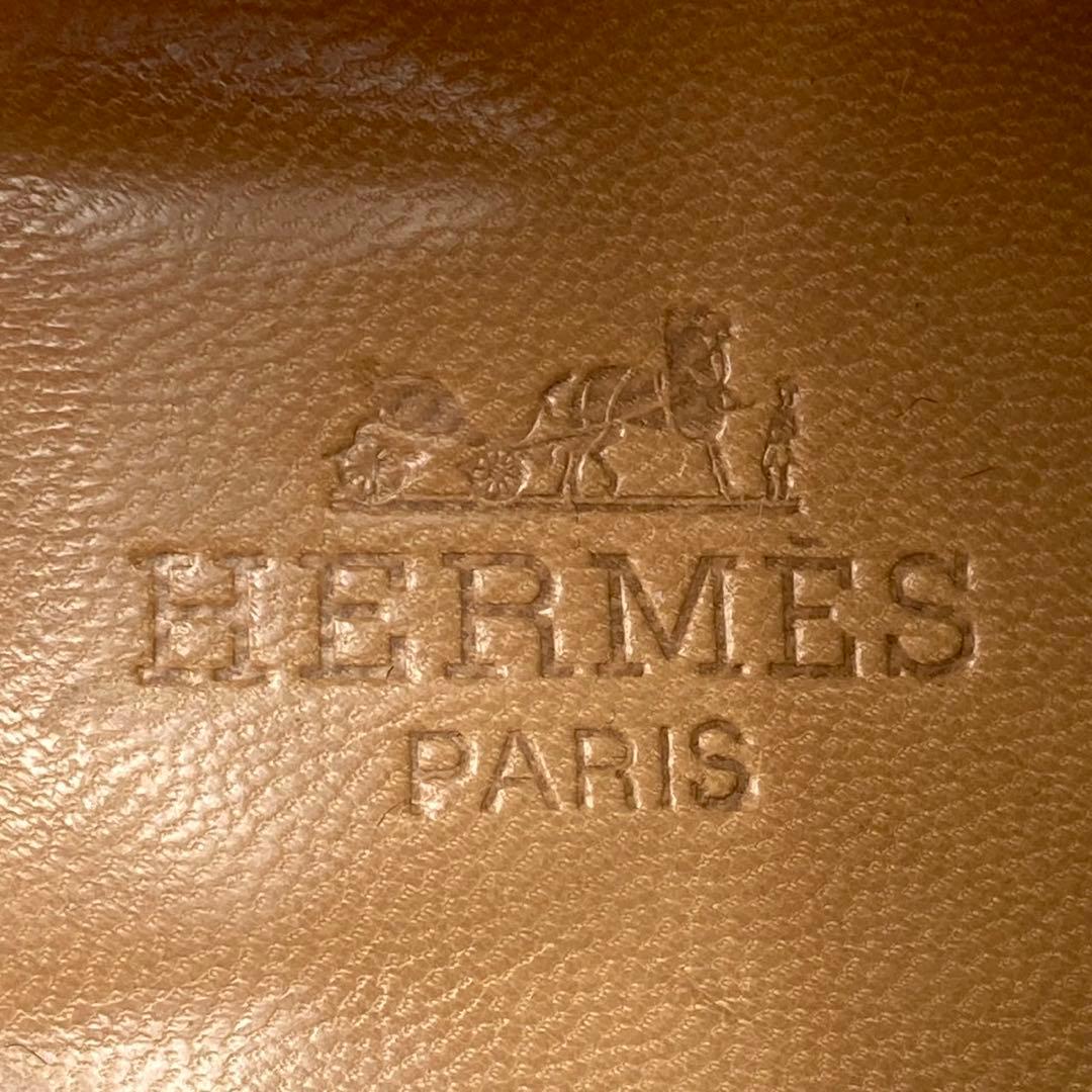 専用品✨ HERMES コンスタンス チャンキーヒールパンプス 革靴 36 茶色
