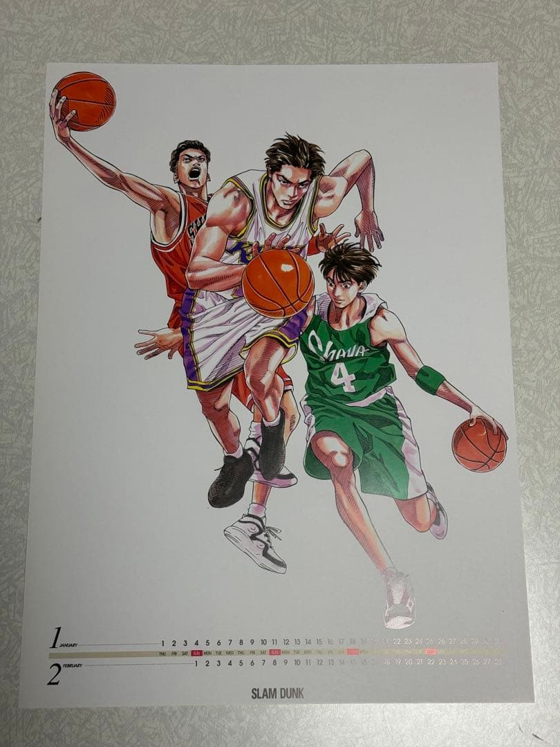 SLAM DUNK スラムダンク カレンダー 1998