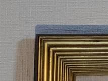 【真作】絵画　平野能子　油彩10号　ローマ水道のある風景　優美な色彩　X192