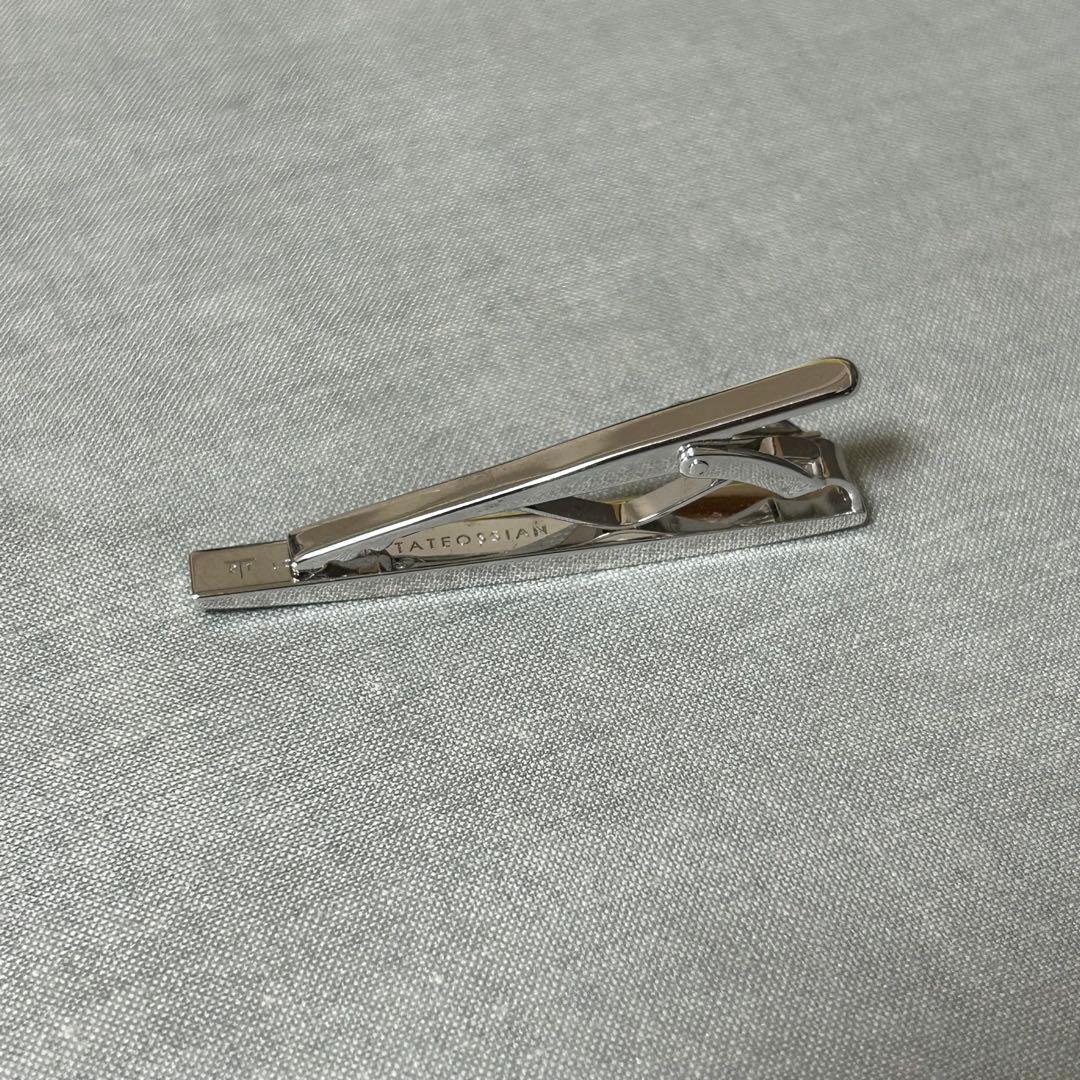 TATEOSSIAN タテオシアン グリッドロング タイバータイピン(53mm)