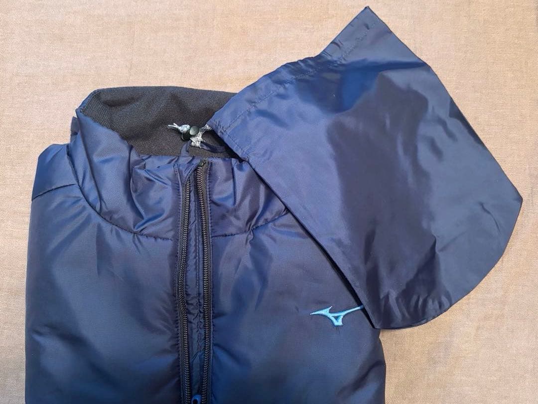 【未使用】MIZUNO サーモブリッド 発熱ベスト L ネイビー バッテリー付